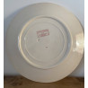 Assiette plate - Digoin-Sarreguemines U&C - Fontange