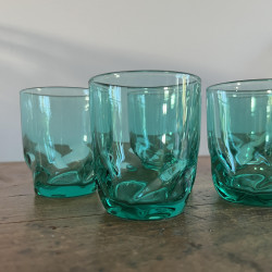 Gobelet/verre Vintage - vert émeraude - France
