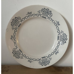Assiette plate - Longwy - UF-5
