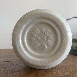 Pot d'apothicaire - en opaline - blanc