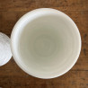 Pot d'apothicaire - en opaline - blanc