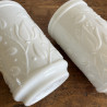 Pot d'apothicaire - en opaline - blanc