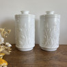 Pot d'apothicaire - en opaline - blanc
