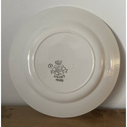 Assiette plate - Longwy - UF-5