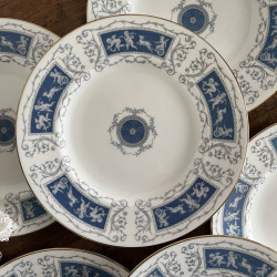 Assiettes à dessert (lot de 6) - Coalport - Revelry Blue