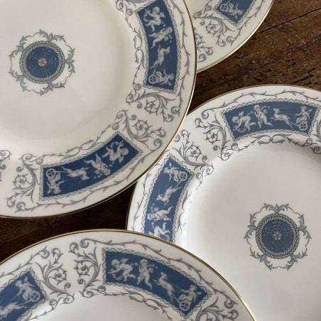 Assiettes à dessert (lot de 6) - Coalport - Revelry Blue
