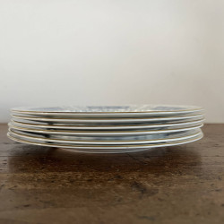 Assiettes à dessert (lot de 6) - Coalport - Revelry Blue