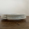 Assiettes à dessert (lot de 6) - Coalport - Revelry Blue