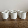 Tasses à café en porcelaine blanche (lot de 6) - Classic Rose Collection - Rosenthal - Monbijou