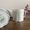 Tasses à café en porcelaine blanche (lot de 6) - Classic Rose Collection - Rosenthal - Monbijou