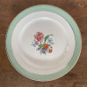 Assiettes plates (Lot de 6) - Badonviller - Demi-porcelaine - Mint