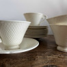 Tasse & sous-tasse à café - Salins - Chinon
