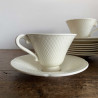 Tasse & sous-tasse à café - Salins - Chinon