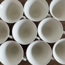 Tasse & sous-tasse à café - Salins - Chinon