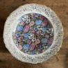 Assiette creuse en porcelaine - Limoges - Flower Power