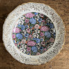 Assiette creuse en porcelaine - Limoges - Flower Power