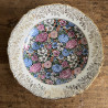Assiette creuse en porcelaine - Limoges - Flower Power