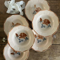 Assiette creuse - Digoin Sarreguemines - 9181