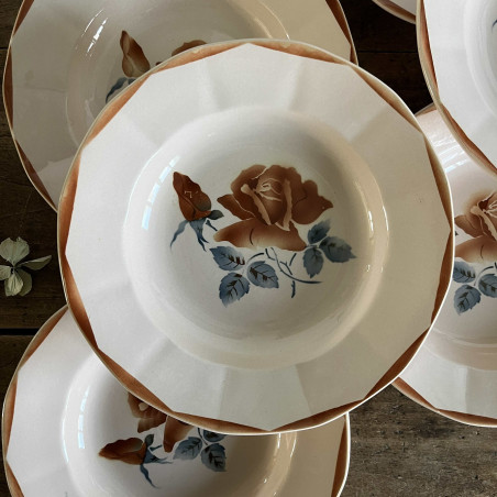 Assiette creuse - Digoin Sarreguemines - 9181