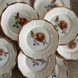 Assiette plate - Digoin Sarreguemines - 9181