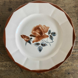 Assiette plate - Digoin Sarreguemines - 9181