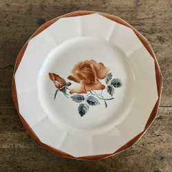 Assiette plate - Digoin Sarreguemines - 9181