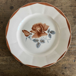 Assiette plate - Digoin Sarreguemines - 9181