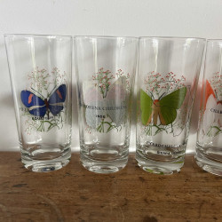 Verres à limonade (lot de 6) - Papillons - Reims