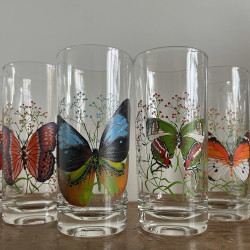 Verres à limonade (lot de 6) - Papillons - Reims - Lot 2