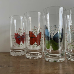 Verres à limonade (lot de 6) - Papillons - Reims - Lot 2