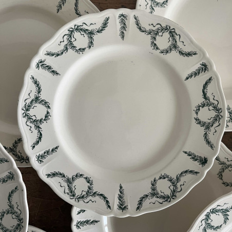Assiette plate - Longchamp - Villey