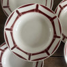 Assiettes creuses (lot de 6) - Badonviller - Lucie