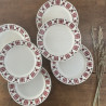 Assiettes plates (Lot de 6) - Badonviller - Senlis