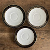 Tasses à thé & sous-tasses (lot de 6) - L'Amandinoise - Clématite