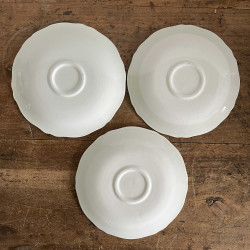 Tasses à thé & sous-tasses (lot de 6) - L'Amandinoise - Clématite