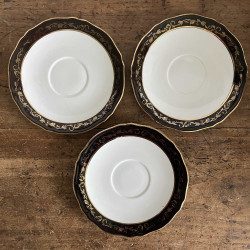 Tasses à thé & sous-tasses (lot de 6) - L'Amandinoise - Clématite