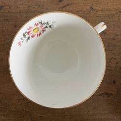 Tasses à thé & sous-tasses (lot de 6) - L'Amandinoise - Clématite
