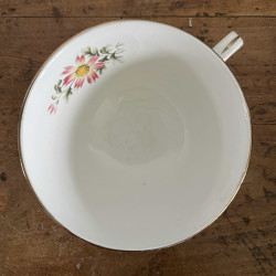 Tasses à thé & sous-tasses (lot de 6) - L'Amandinoise - Clématite