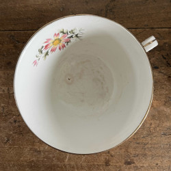 Tasses à thé & sous-tasses (lot de 6) - L'Amandinoise - Clématite