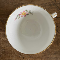 Tasses à thé & sous-tasses (lot de 6) - L'Amandinoise - Clématite