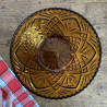 Saladier en verre ambré - Vintage - Luminarc - Comète