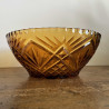 Saladier en verre ambré - Vintage - Luminarc - Comète