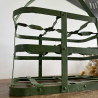Porte-bouteille ancien - Vert & bois