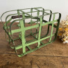 Porte-bouteille ancien - Vert & bois