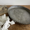 Moule à tarte à empreintes ancien