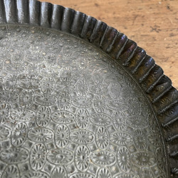 Moule à tarte à empreintes ancien