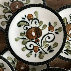 Assiettes à dessert (lot de 8) - Boch - La Louvière - Argenteuil