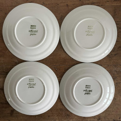 Assiettes à dessert (lot de 8) - Boch - La Louvière - Argenteuil