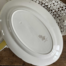 Plat ovale - Digoin Sarreguemines - Graziella