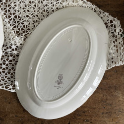 Plat ovale - Digoin Sarreguemines - Graziella